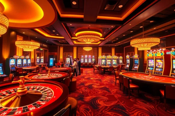 Experience the excitement of fc88vin with elegant casino tables and vibrant gaming interfaces.