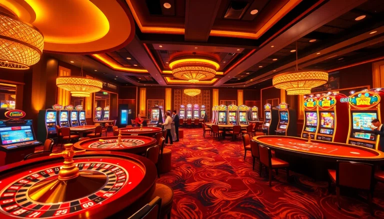 Experience the excitement of fc88vin with elegant casino tables and vibrant gaming interfaces.