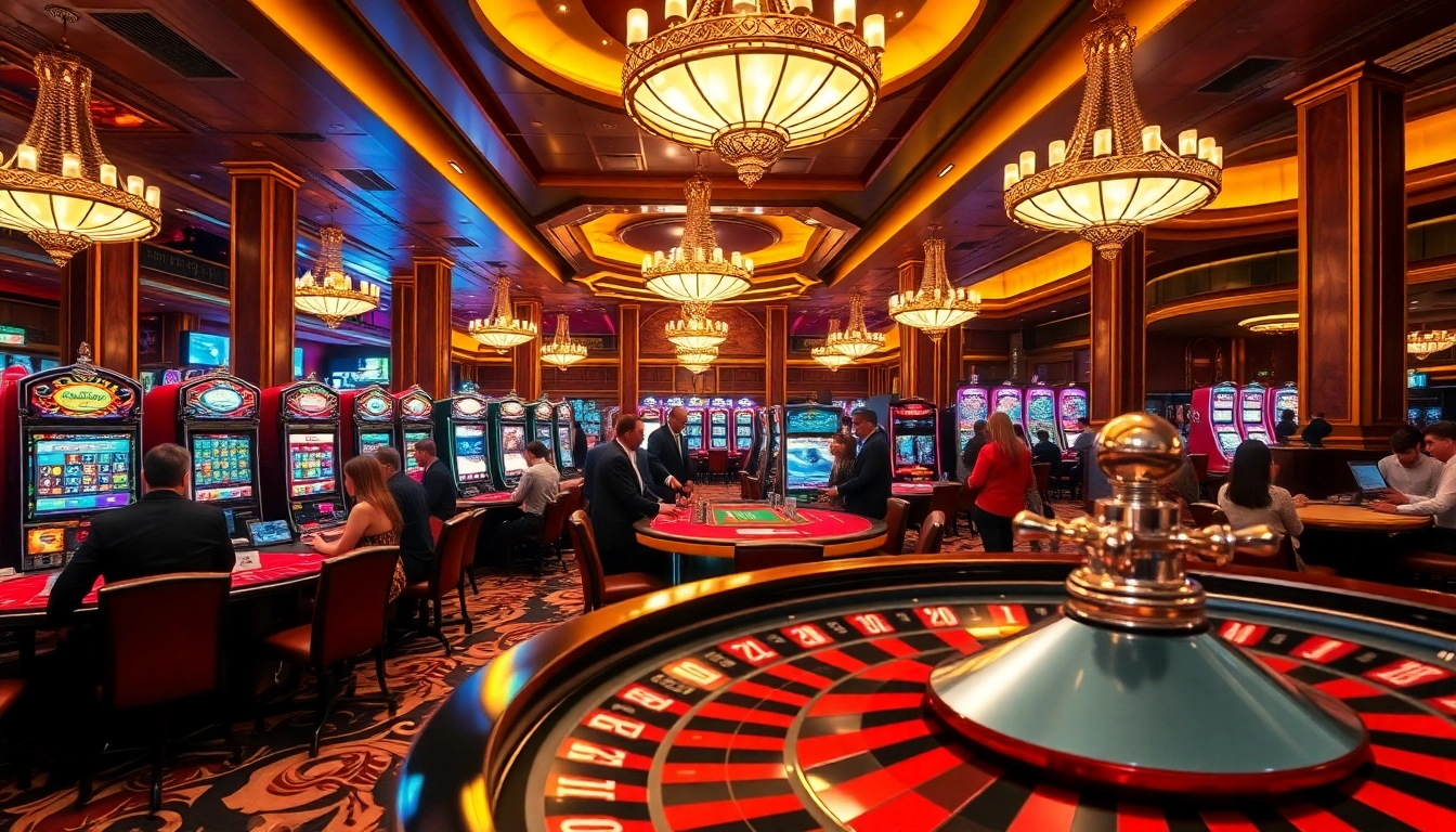 ZB368 players enjoying high-stakes gambling at a luxurious casino table.