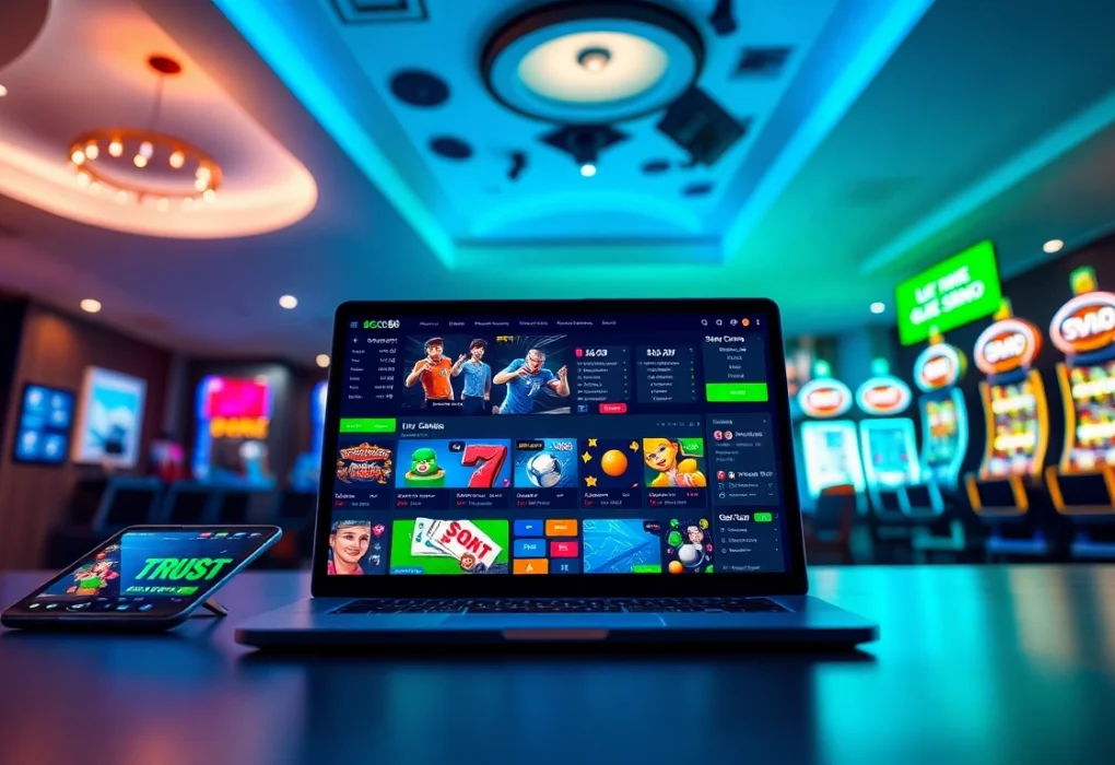 Explore the innovative features of abc8 com, showcasing an engaging digital betting interface.