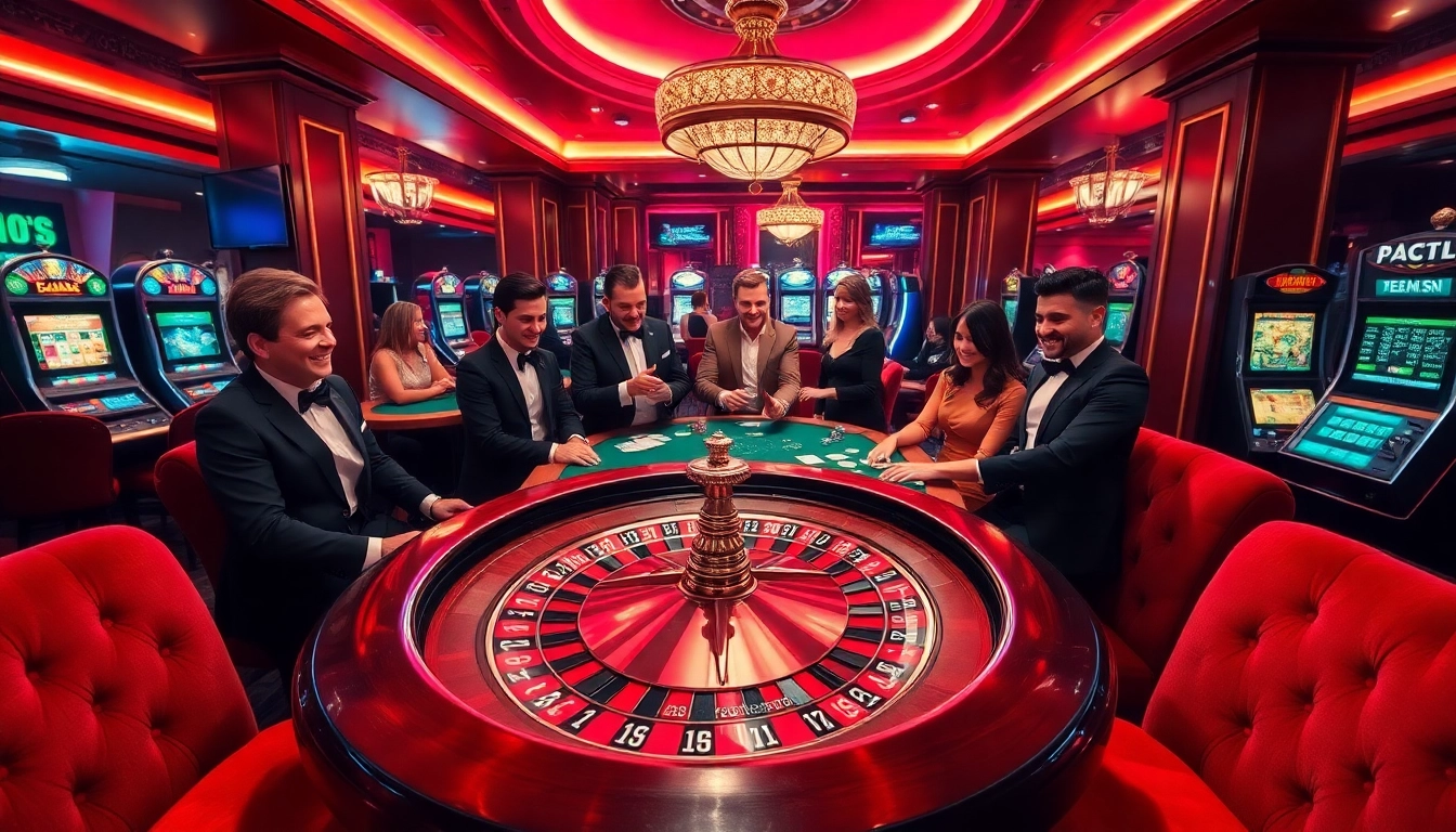 Experience thrilling gameplay at https://topclub.space/ with players enjoying vibrant casino elements.