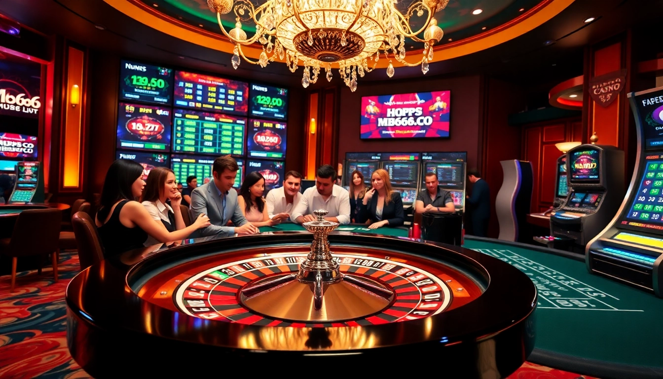 Experience the thrill of gambling at https://mb668.co/ with poker chips and roulette excitement.