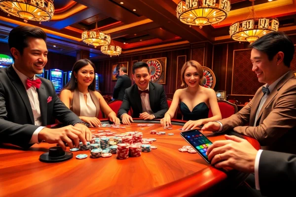 Experience thrilling gameplay at siu88 with vibrant casino tables and online betting.