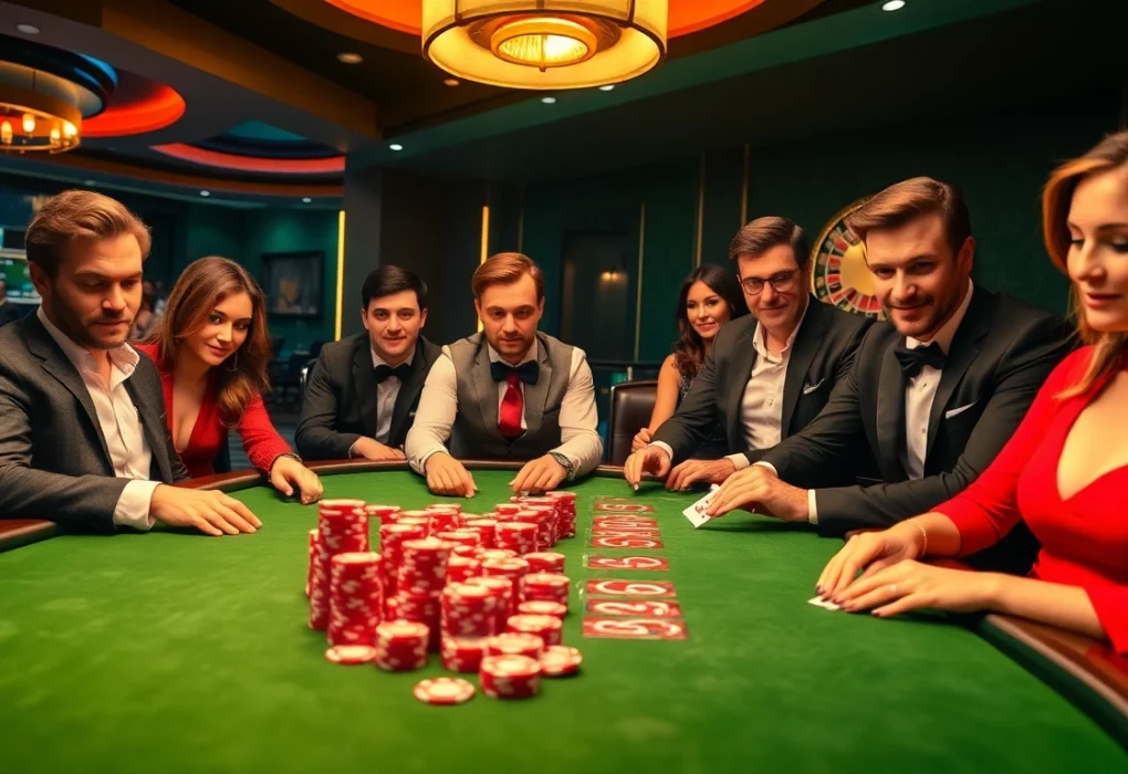 Experience the thrill of high-stakes poker at https://sky88.marketing/, showcasing luxurious gameplay.
