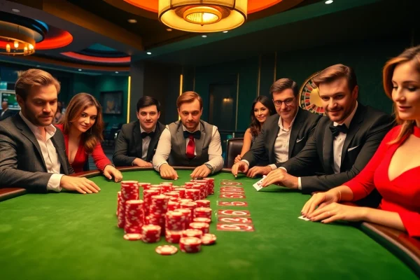 Experience the thrill of high-stakes poker at https://sky88.marketing/, showcasing luxurious gameplay.