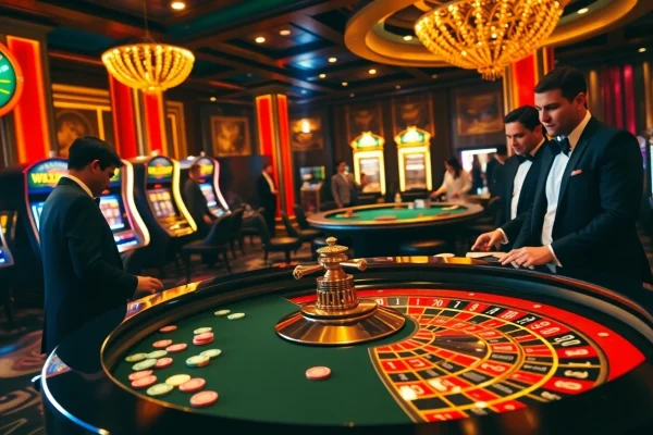 Experience the thrill of c168 casino play with vibrant roulette, eager gamblers, and high-stakes action.