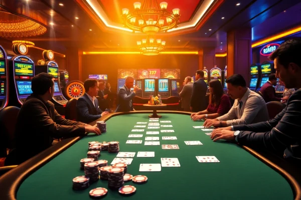 Engage in high-stakes fun at https://sky88.limited/ with vibrant poker games and thrilling slot machines.