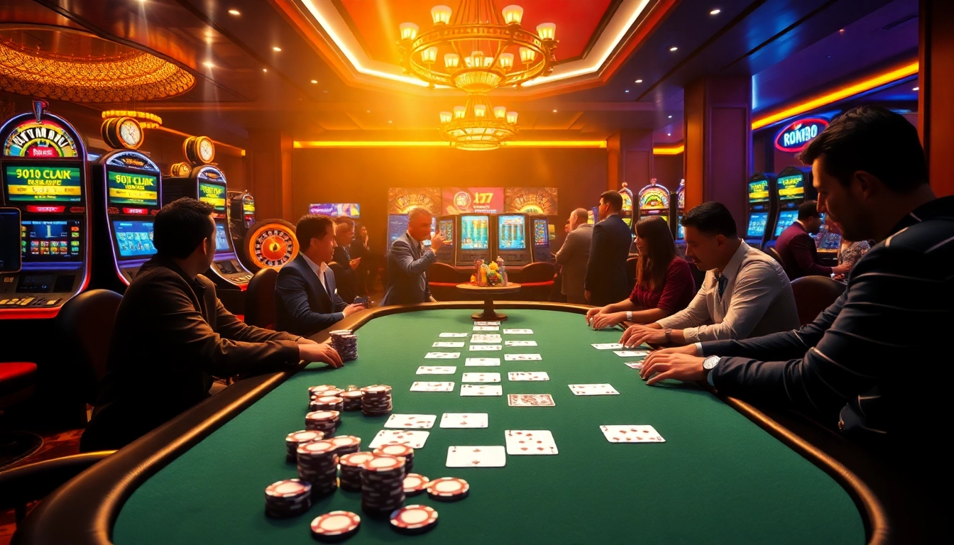 Engage in high-stakes fun at https://sky88.limited/ with vibrant poker games and thrilling slot machines.
