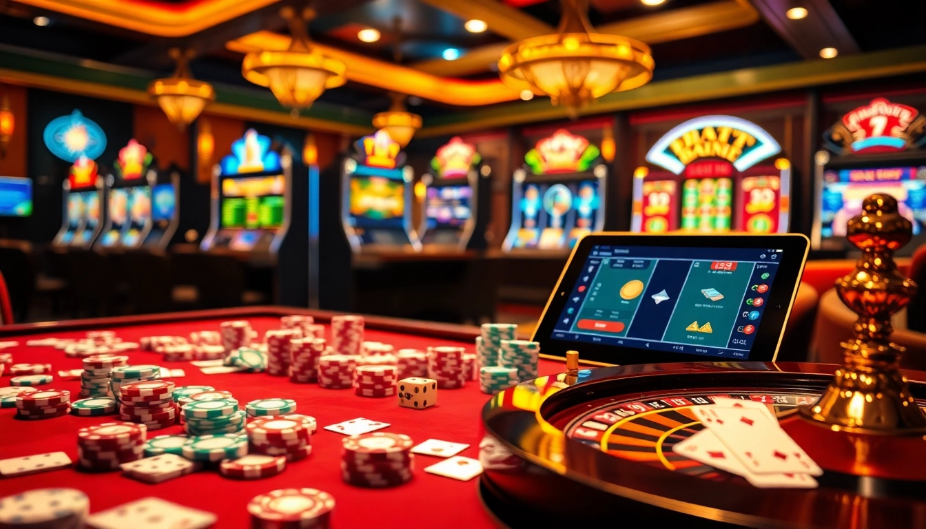 Experience the thrill of rikvip with colorful casino elements and vibrant gambling activity.