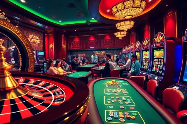 Experience the excitement at meilleur casino en ligne france with players engaged in diverse gambling activities.