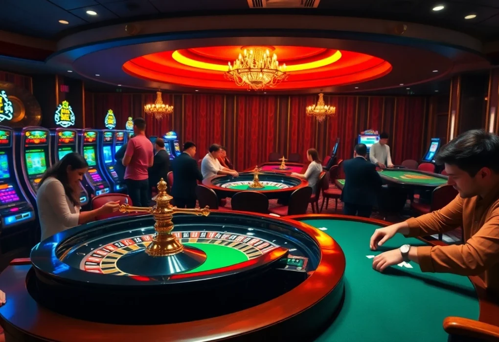 Experience the thrill of high-stakes gambling at https://fabet.best/ with players enjoying rich casino ambiance.