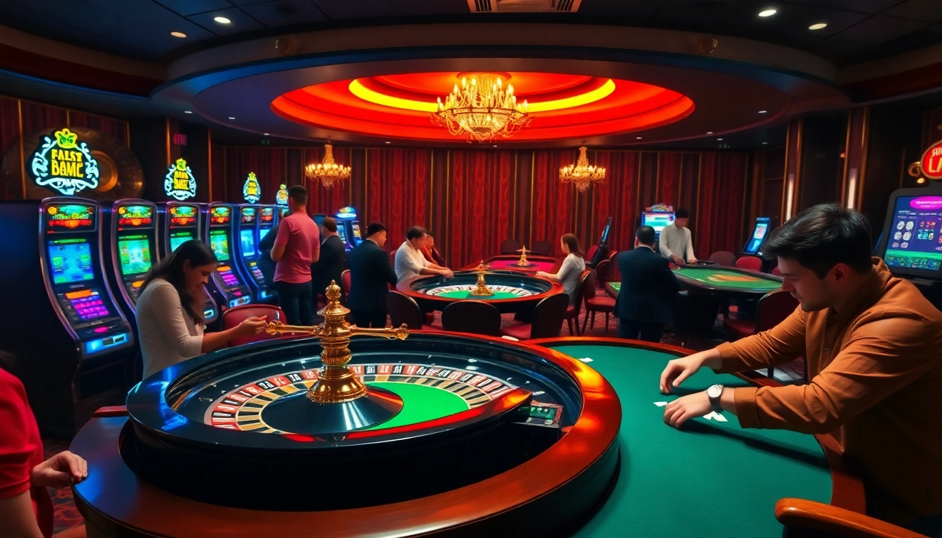 Experience the thrill of high-stakes gambling at https://fabet.best/ with players enjoying rich casino ambiance.