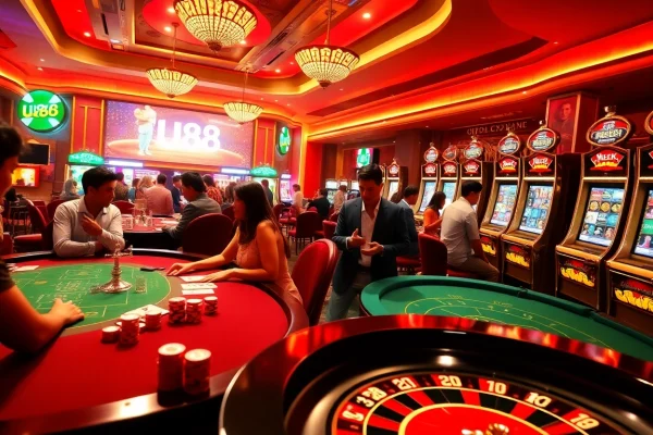 Experience UU88's thrilling online casino with vibrant tables and exciting gaming action.