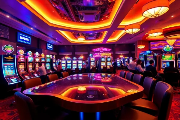 Miser sur les jeux de casino en ligne 2026 dans une atmosphère animée et immersive.