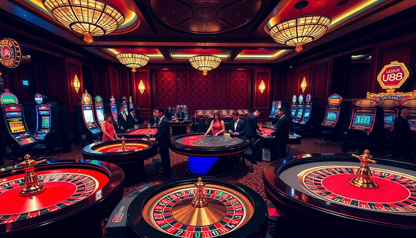 Experience thrilling gameplay at uu88 com with vibrant casino tables and exciting action.
