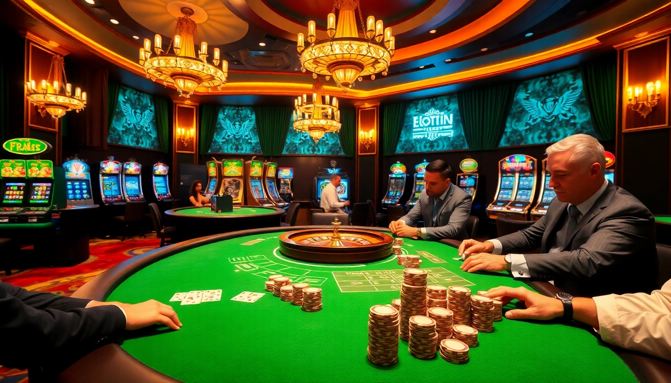 Vivez le frisson du casino en ligne avec des jeux passionnants, une déco élégante et une ambiance vibrante.